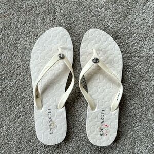 Coach flip flops
